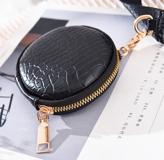 Foto 4 | Bolsa Funbu 3 en 1 Moda con Estampado de Cocodrilo Blanco para Dama