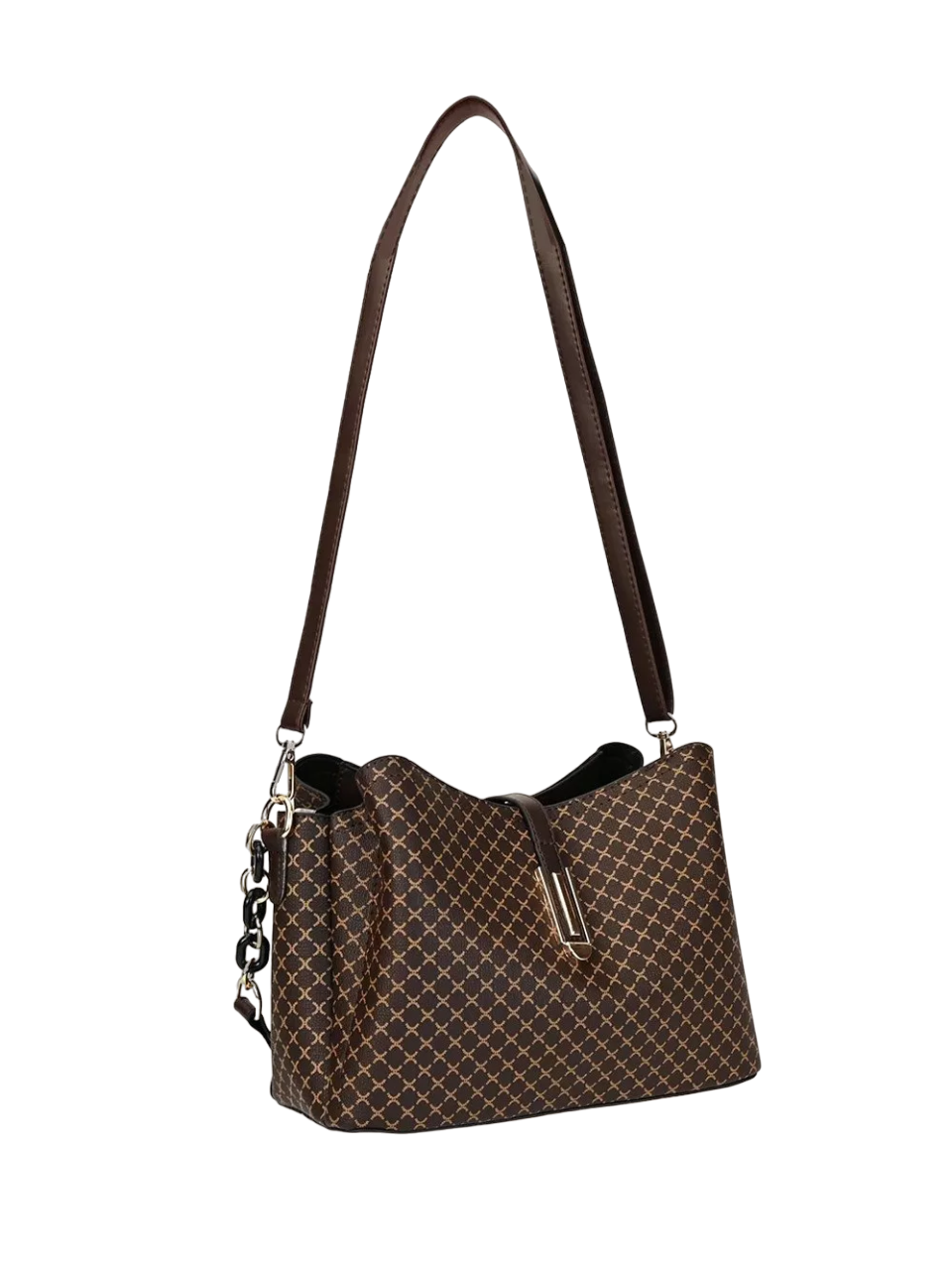 Foto 2 pulgar | Bolso BELUG Cuero color Café para Mujer