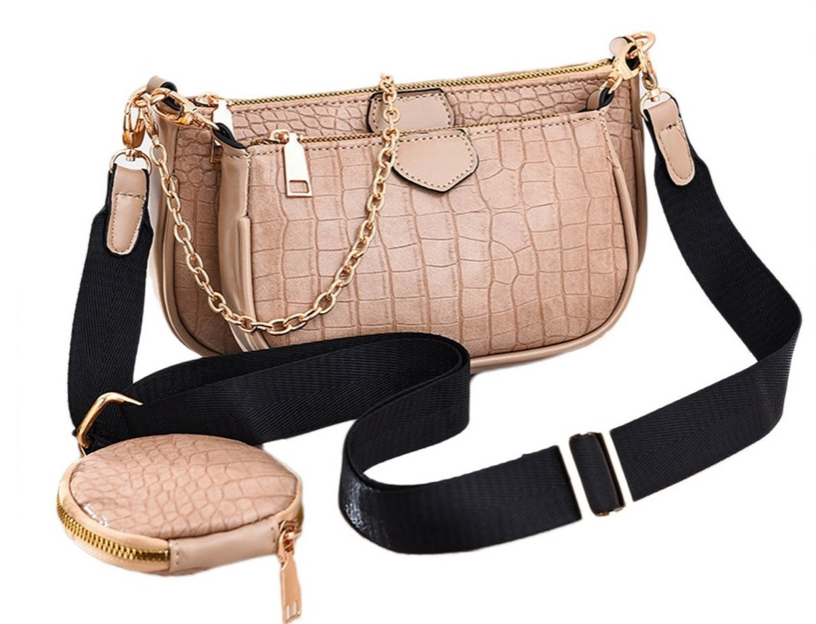 Bolsa FUNBU 3 en 1 Moda Beige para Mujer