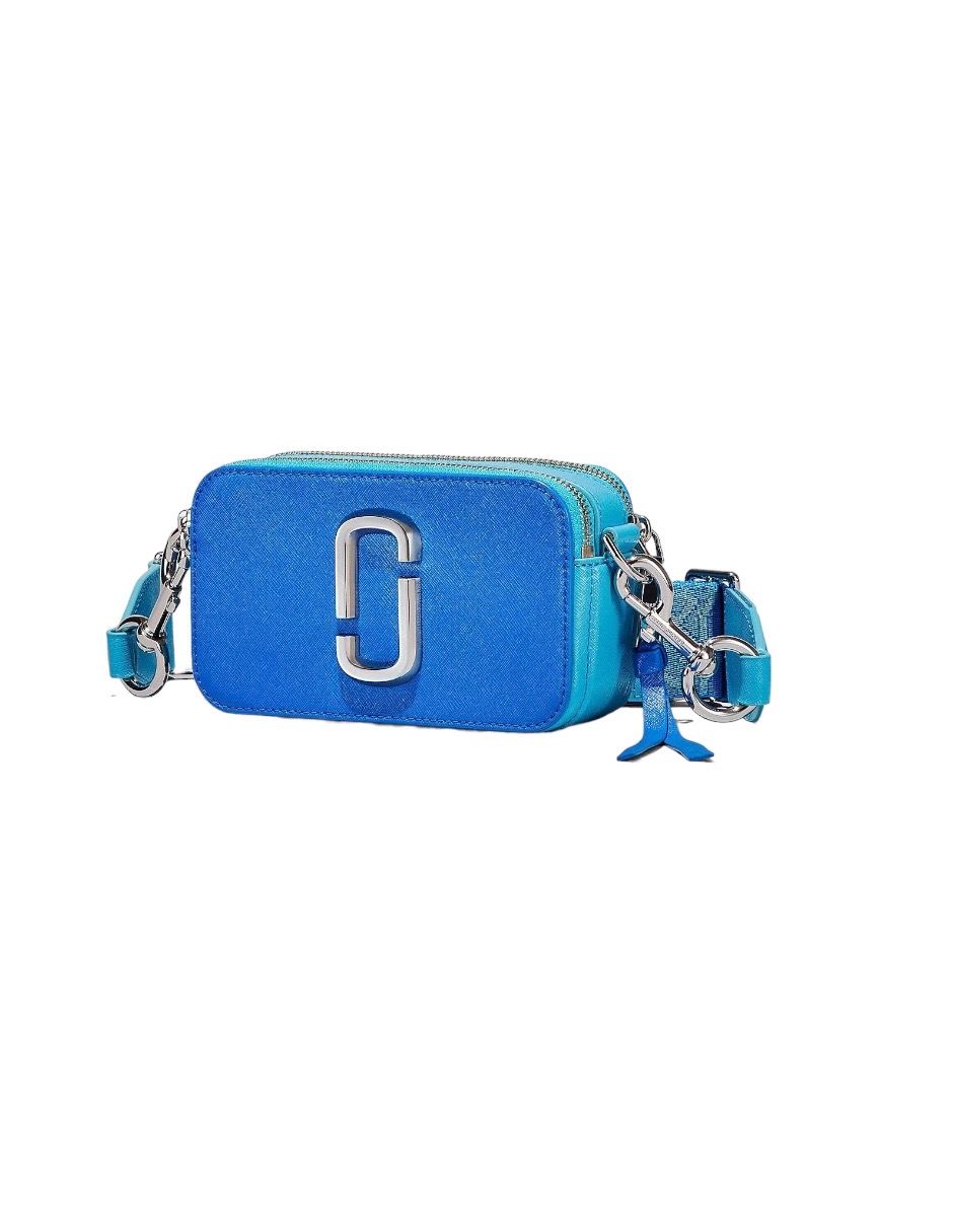 Foto 3 pulgar | The Striped Snapshot Marc Jacobs Blue Bag