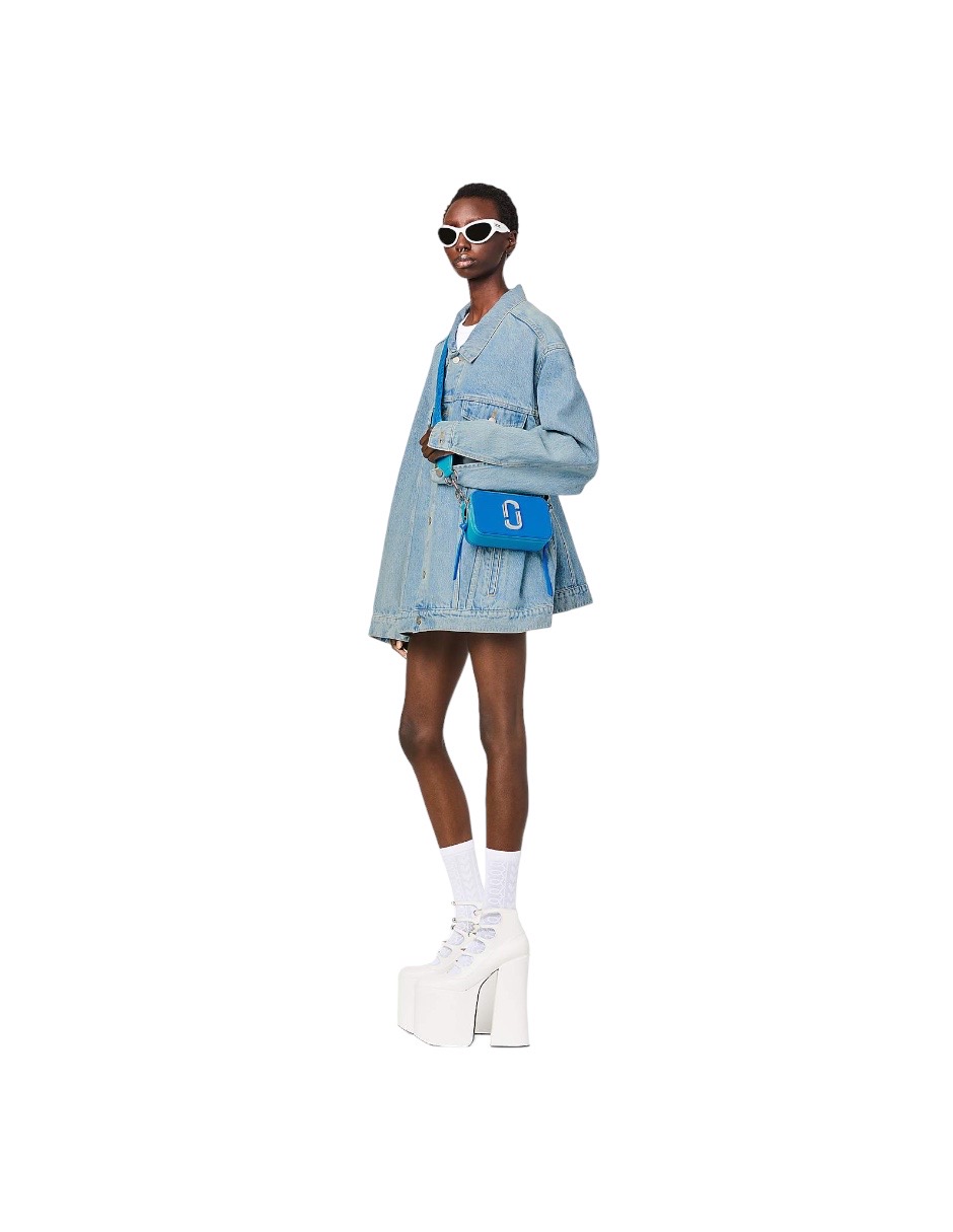 Foto 5 | The Striped Snapshot Marc Jacobs Blue Bag