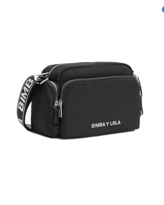 Bolsa Bandolera Bimba y Lola Olympia Collection Negra