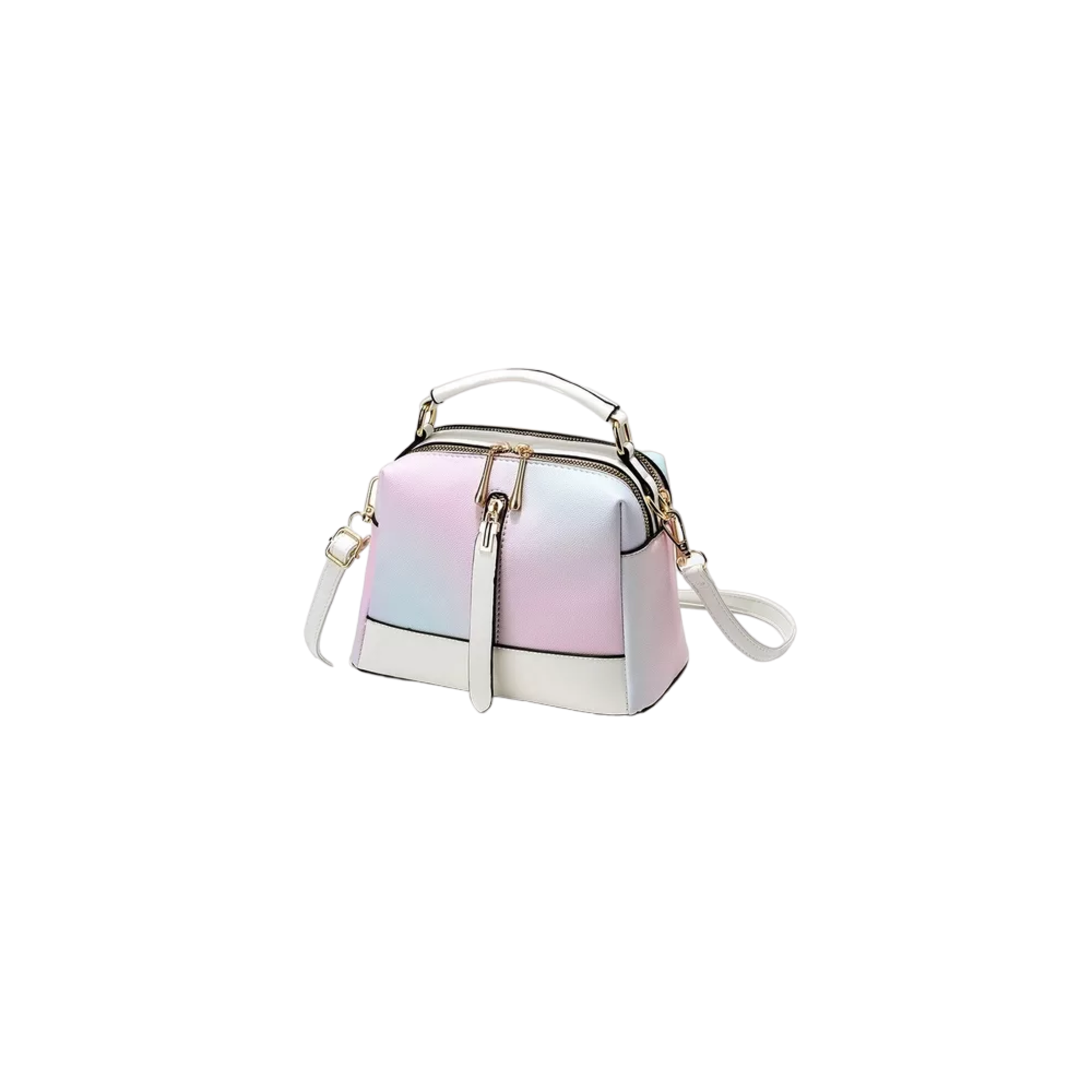 Foto 2 pulgar | Bolso Bandolera de Gran Capacidad BELUG Blanco para Mujer