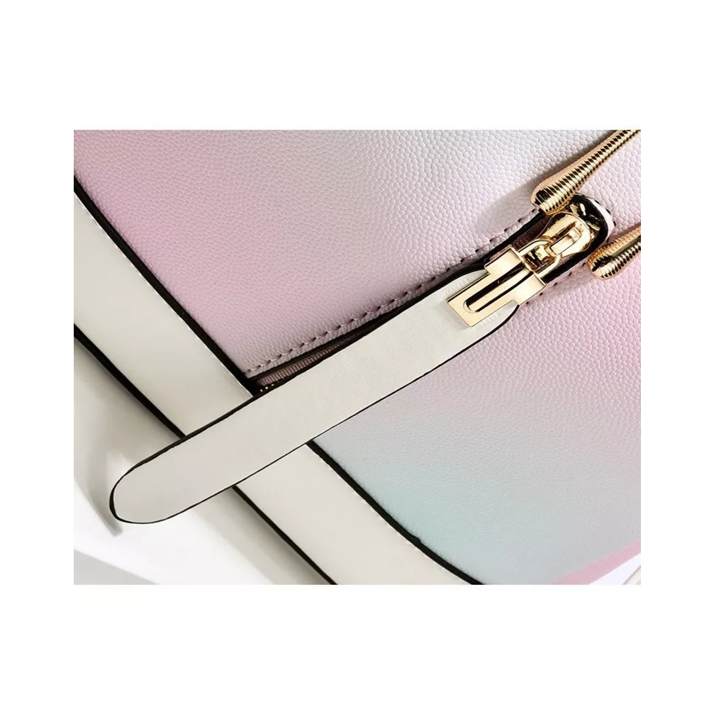 Foto 5 | Bolso Bandolera de Gran Capacidad BELUG Blanco para Mujer