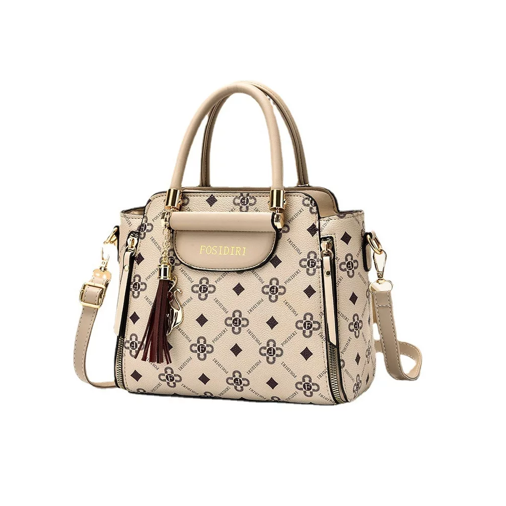Bolso Tote de Gran Capacidad Caqui para Mujer