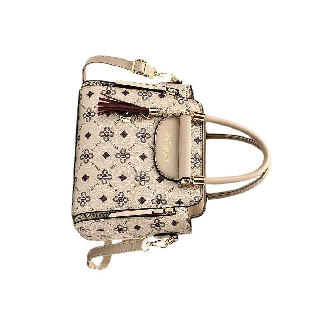 Foto 5 pulgar | Bolso Tote de Gran Capacidad Caqui para Mujer
