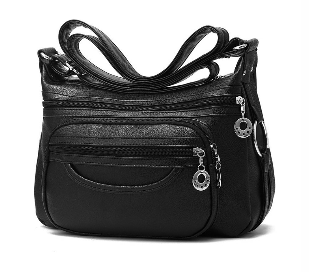 Bolsa Bandolera Funbu color Negro para Mujer $1,120