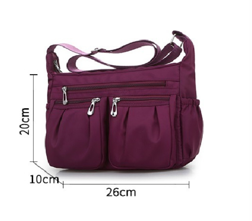 Foto 3 pulgar | Bolsa Funbu Impermeable color Morado para Mujer