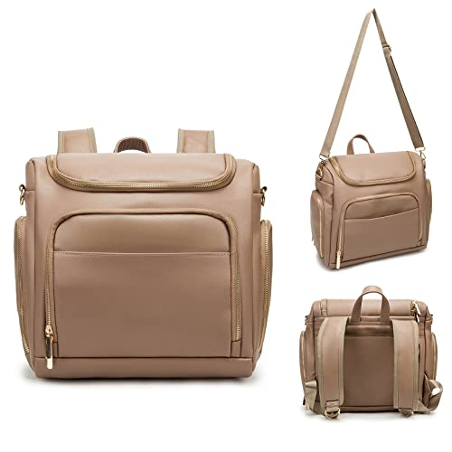 Venta Internacional - Bolso de Viaje 5 en 1 con Cambiador color Beige