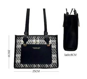 Foto 3 | Bolso de Mano de Moda color Negro para Mujer