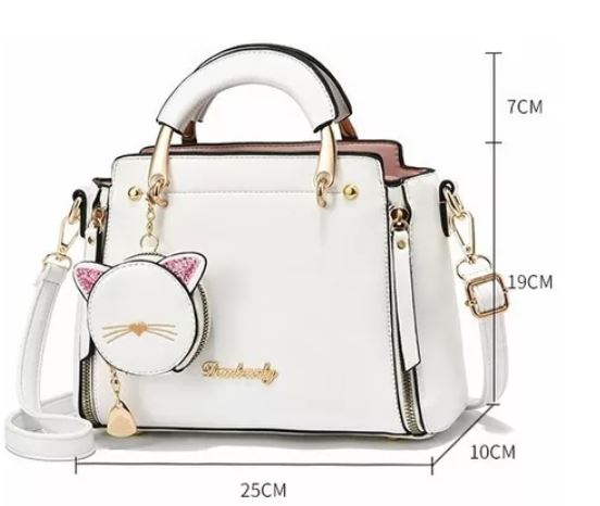 Foto 2 | Bolso De Mujer Casual Vintage De Cuero
