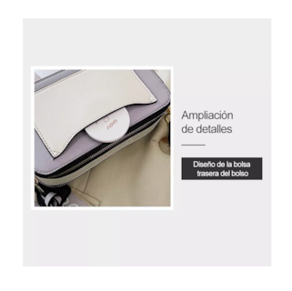 Foto 3 | Bolsa Bandolera Lab.G color Gris para Mujer