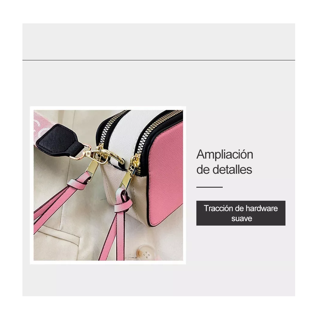 Foto 4 pulgar | Bandolera Rosa para Mujer