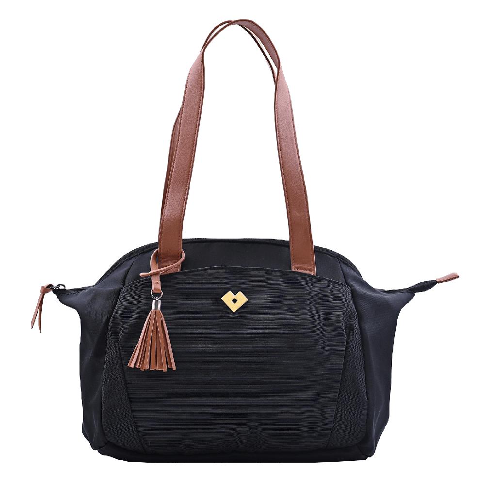 Foto 1 | Bolsa Bandolera De Mano Y Hombro Luckyly Modelo Cady Negro