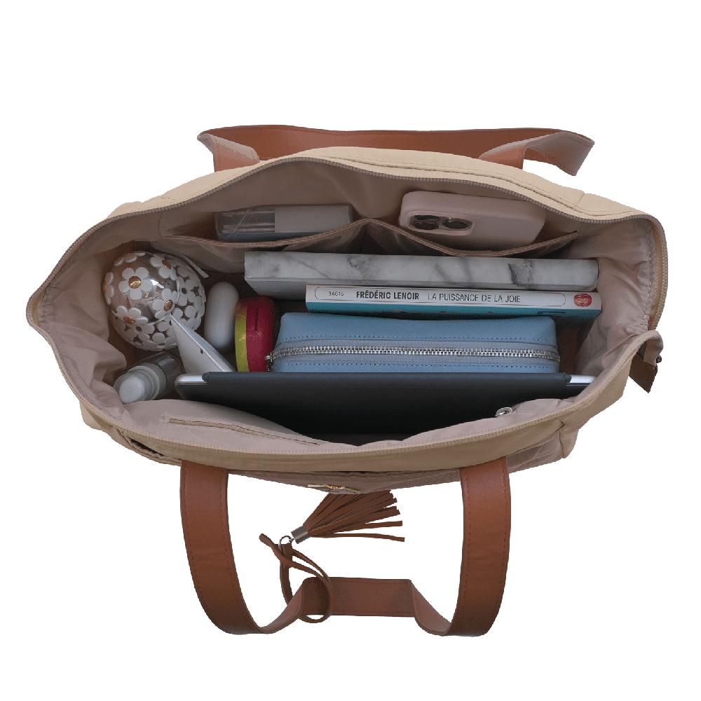 Foto 3 pulgar | Bolsa Bandolera De Mano Y Hombro Luckyly Modelo Cady Beige