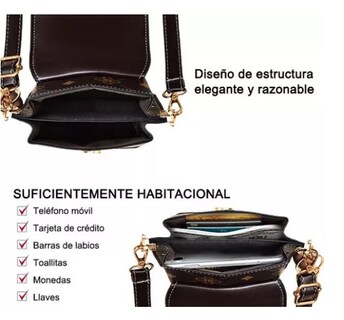 Foto 2 | Bolso Bandolera Cartera Para Celular