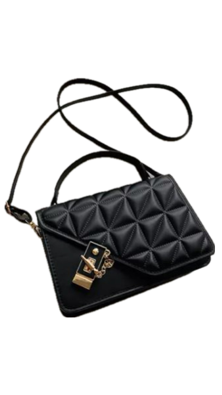 Foto 2 pulgar | Bolso Bandolera de Moda Negra para Mujer