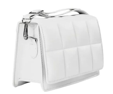 Foto 1 | Bolso Bandolera Acolchado Blanco