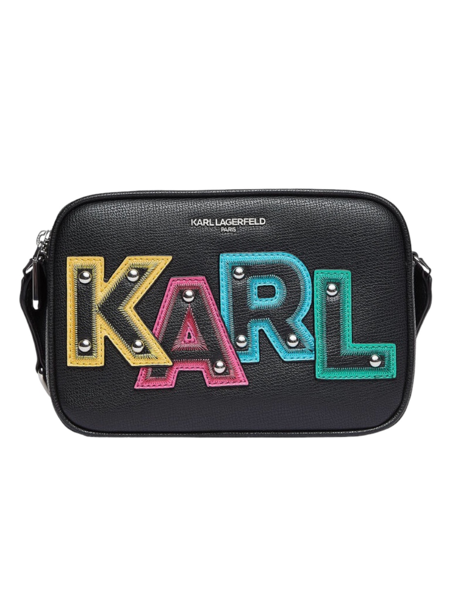 Foto 2 pulgar | Bolsa Bandolera Karl Lagerfeld Negra para Mujer