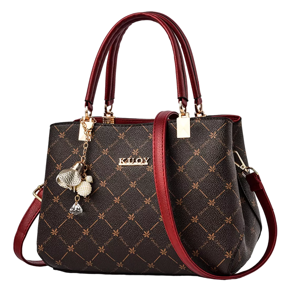 Foto 1 | Bolsa Bandolera Belug Marrón para Mujer