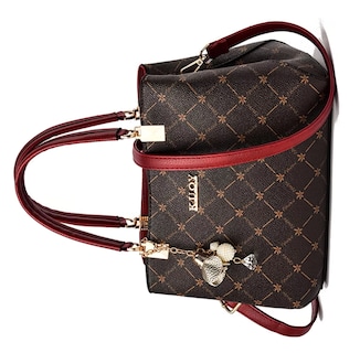 Foto 2 | Bolsa Bandolera Belug Marrón para Mujer