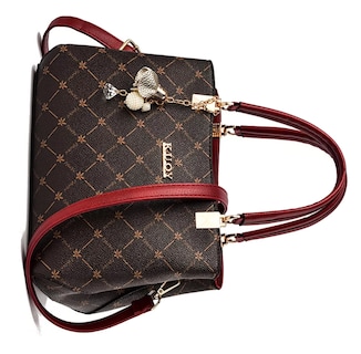 Foto 3 | Bolsa Bandolera Belug Marrón para Mujer