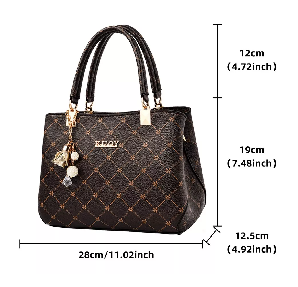 Foto 3 pulgar | Bolsa Bandolera Belug Marrón para Mujer
