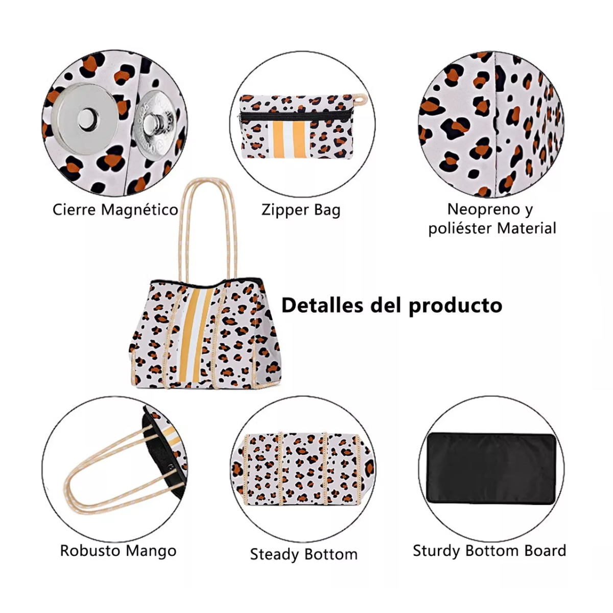 Foto 3 pulgar | Bolsas y Cosmetiquera Belug Estampadas