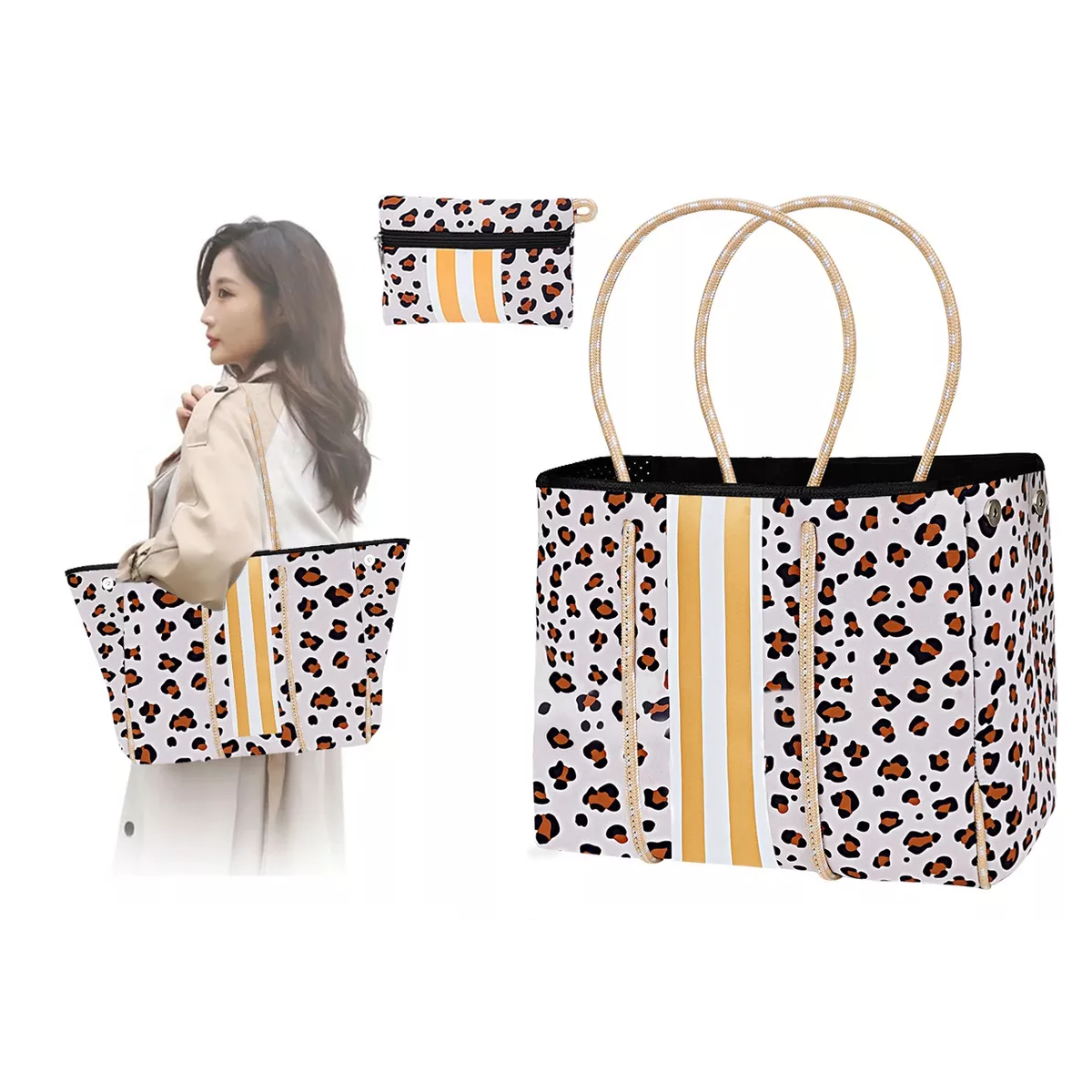 Foto 5 pulgar | Bolsas y Cosmetiquera Belug Estampadas
