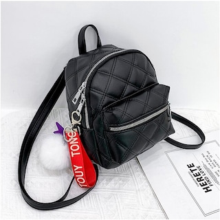 Foto 5 | Bolso Bandolera Mochila De Moda Multifuncional Casual Negro