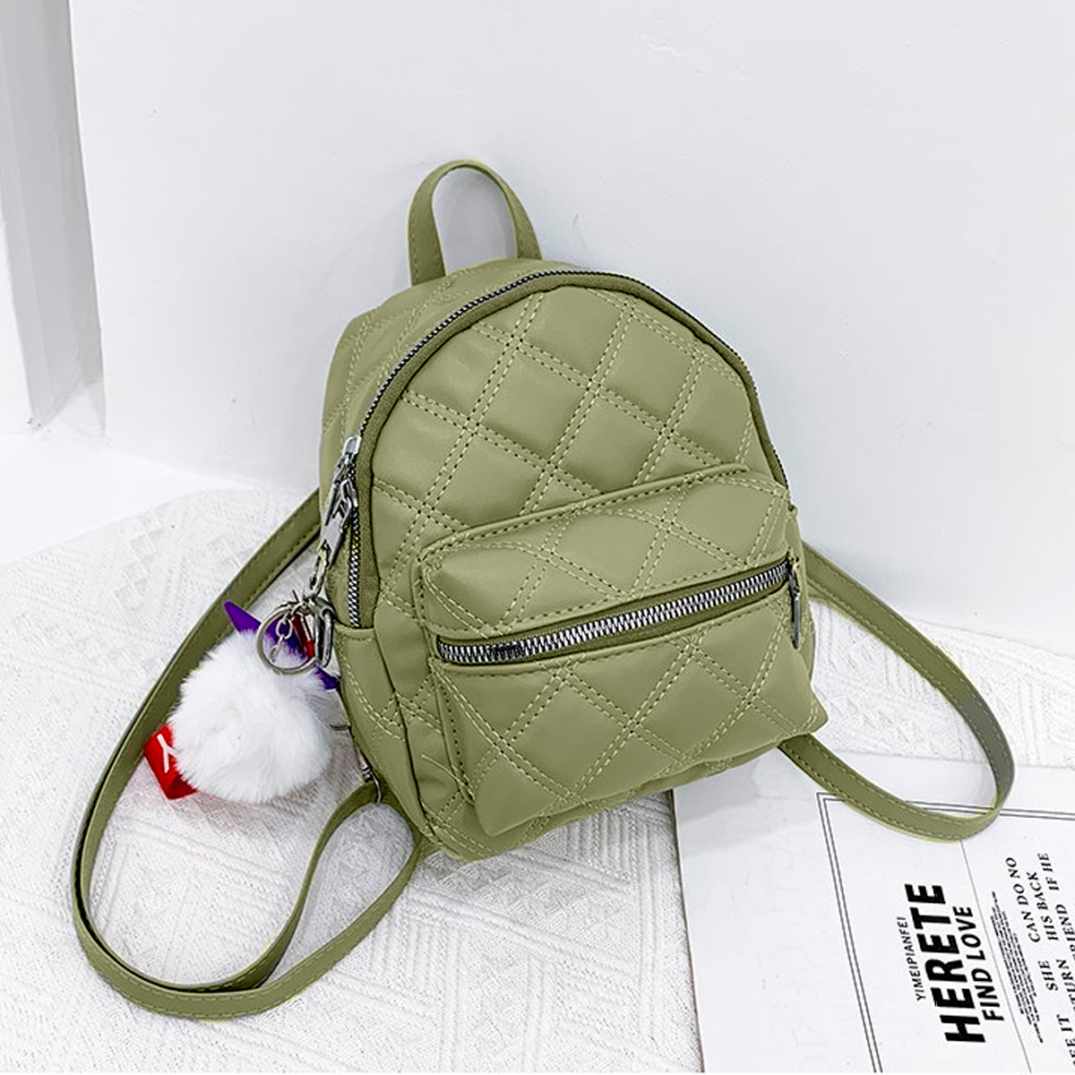 Foto 7 pulgar | Bolso Bandolera Mochila Shendy Vendy De Moda Multifuncional Casual Verde