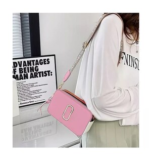 Foto 3 | Bolsa Bandolera Color Rosa Para Mujer