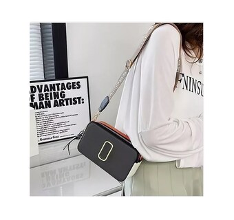 Foto 5 | Bolsa Bandolera Color Negro Para Mujer