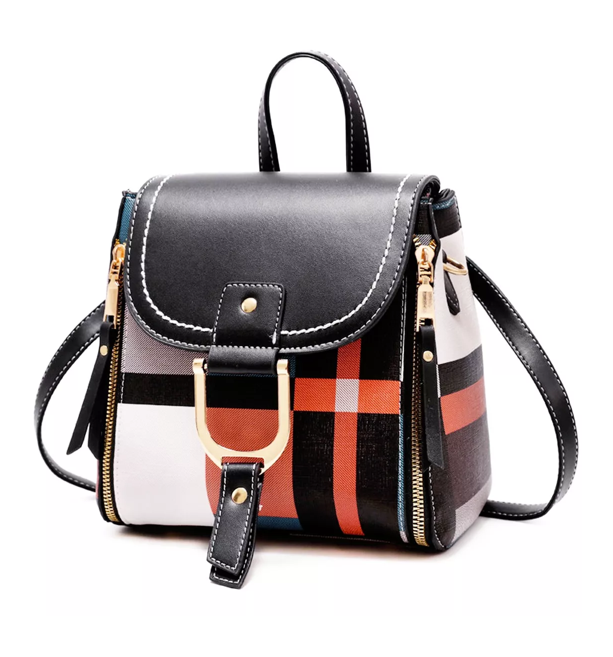Mochila Belug para Mujer a Cuadros