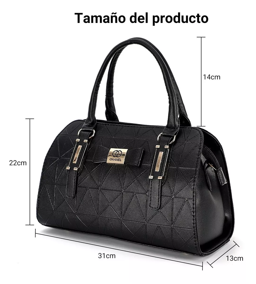 Foto 6 pulgar | Bolso de Mano Chanel Negro para Mujer