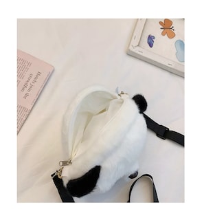 Foto 4 | Bolso de Panda Belug Negro/Blanco