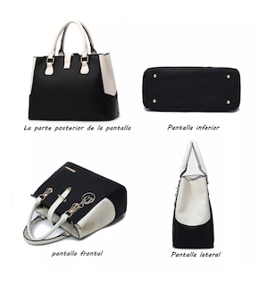 Foto 2 | Bolsa Belug Negra para Mujer