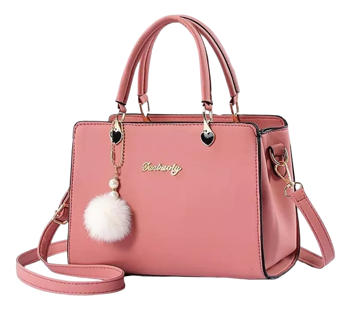 Bolsa Bandolera Belug Rosa para Mujer