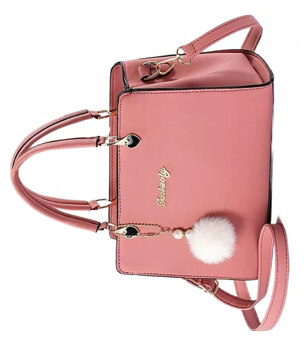 Foto 3 | Bolsa Bandolera Belug Rosa para Mujer