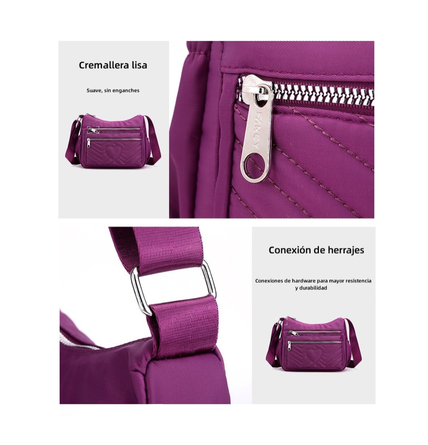 Foto 4 pulgar | Bolsa Bandolera Negra para Mujer