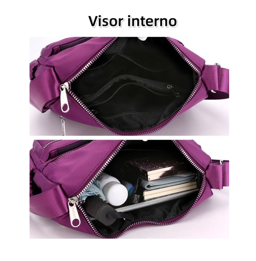 Foto 5 pulgar | Bolsa Bandolera Negra para Mujer