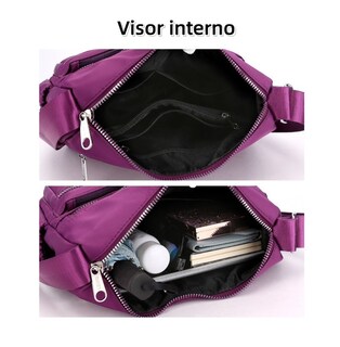 Foto 4 | Bolsa Bandolera Negra para Mujer
