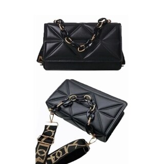 Foto 2 | Cartera Crossbody Negra
