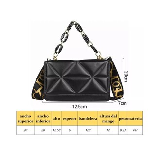 Foto 3 | Cartera Crossbody Negra