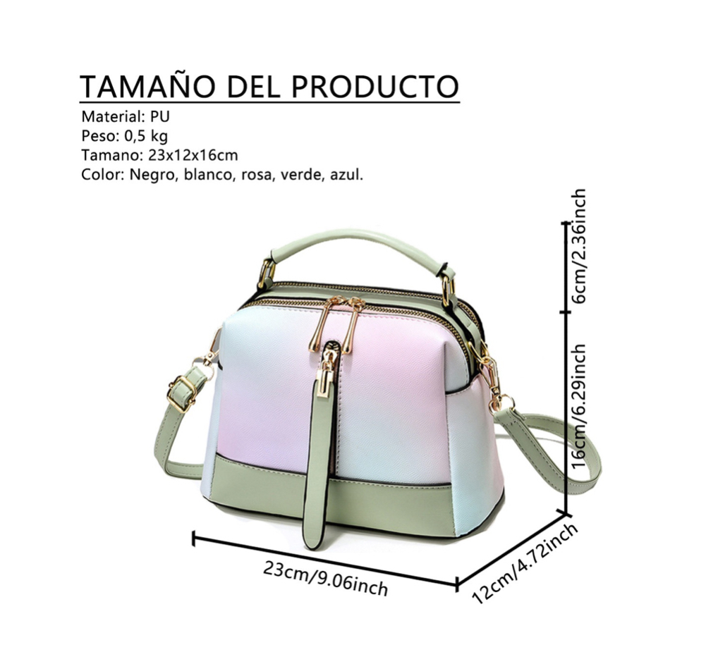 Foto 2 | Bolsa Bandolera Verde