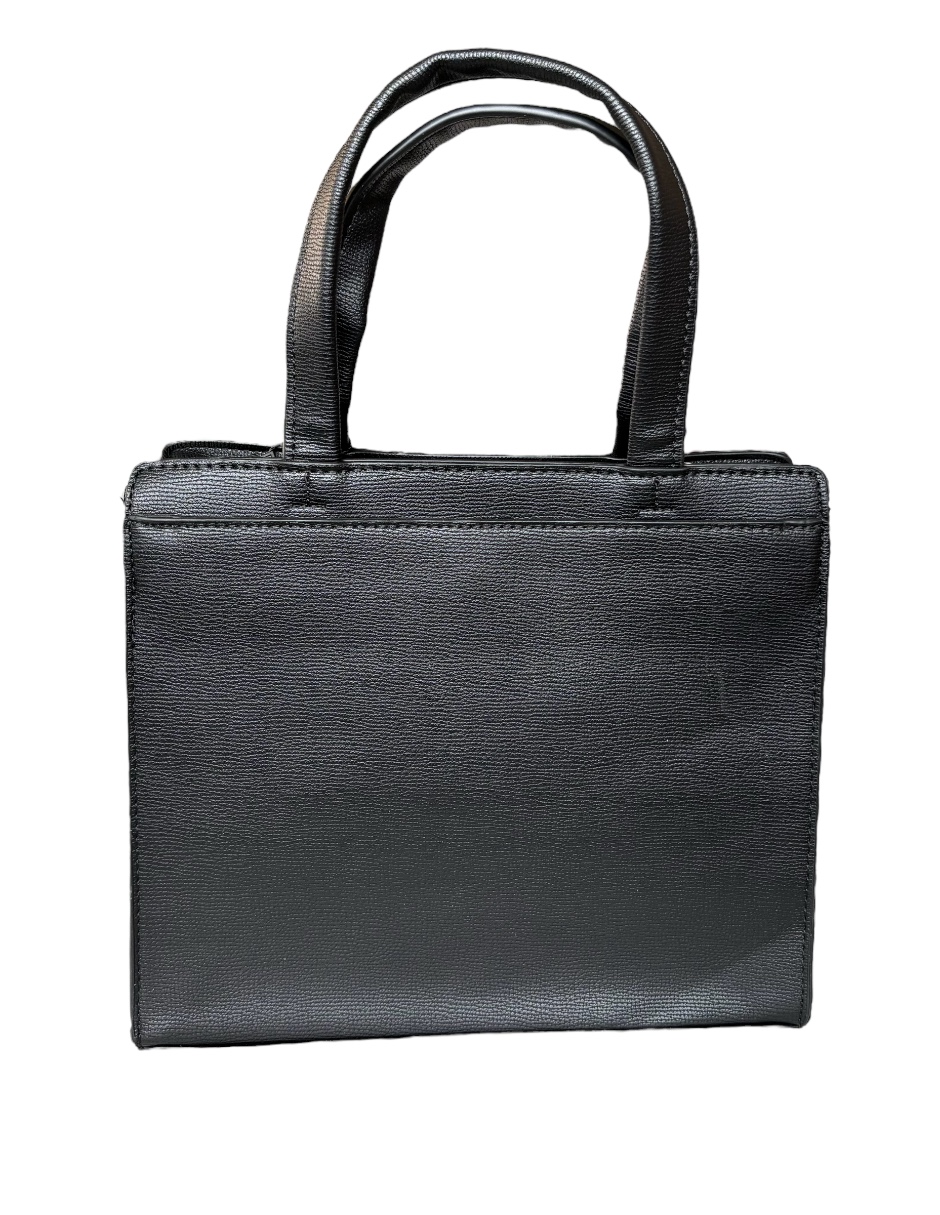 Foto 4 pulgar | Bolsa Tote Negra de Cuero Karl Lagerfeld París