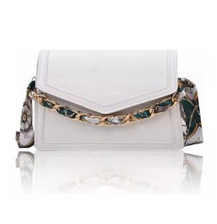 Foto 1 | Bolso Bandolera Lab.G Blanco para Mujer