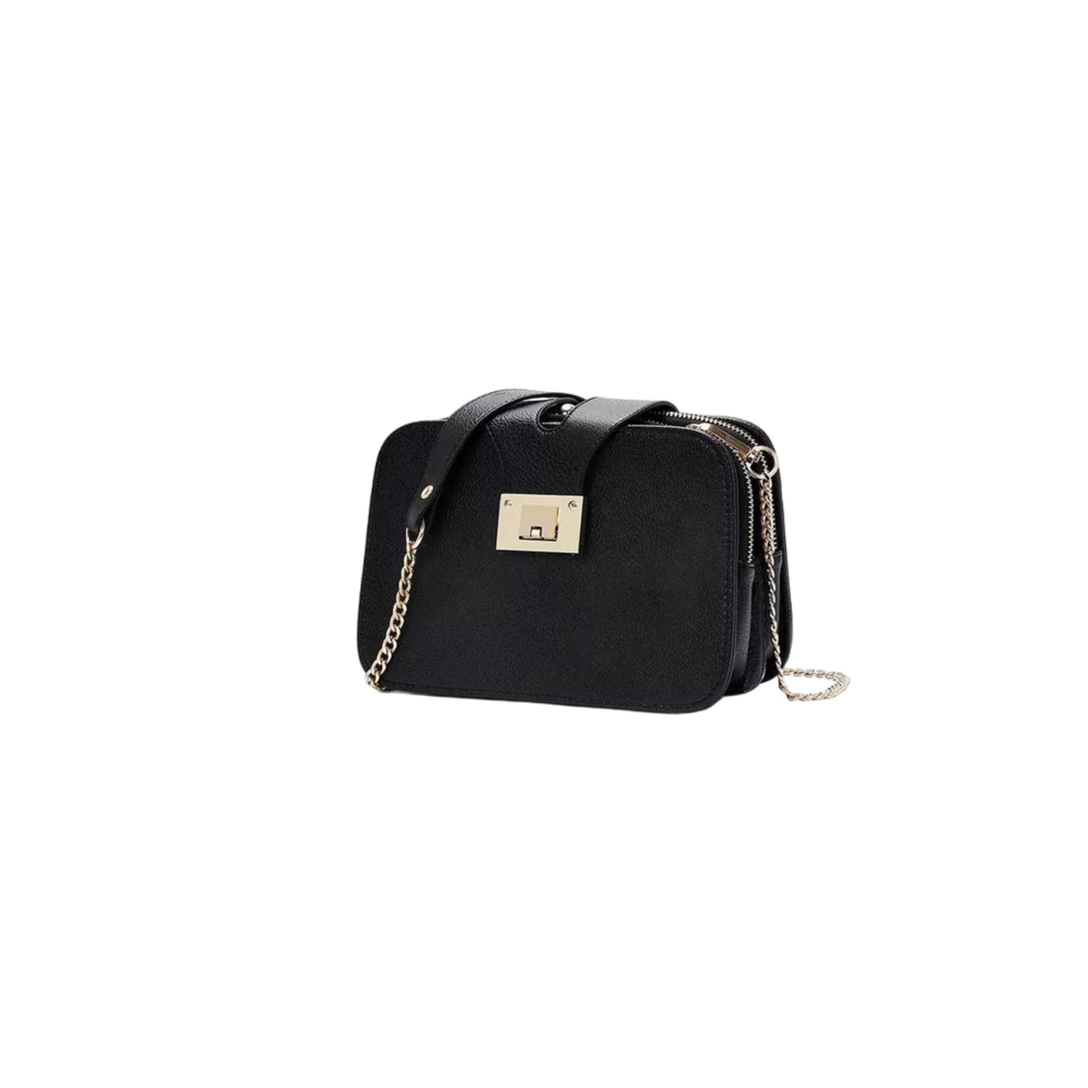 Foto 1 | Bolso Bandolera Belug con Hebilla Metálica color Negro