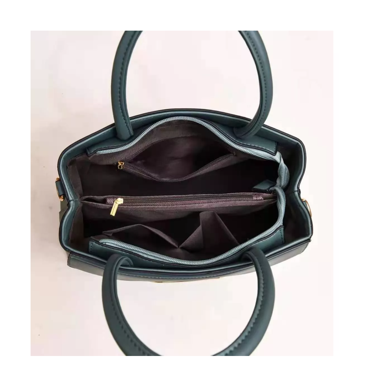 Foto 3 | Bolsa con Cartera Belug Negra para Mujer