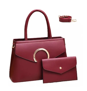 Foto 1 | Bolsa con Cartera Lab.G Roja para Mujer